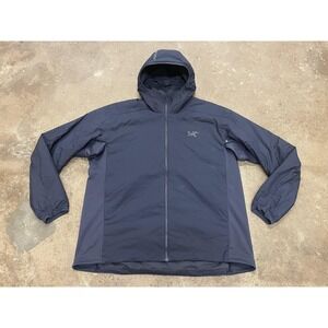 Arc'teryx Atom Hoody Jacket Mens 3XL Blue Insulated Hooded Hiking Full Zip